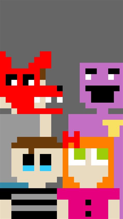 Afton Family Pixel Art