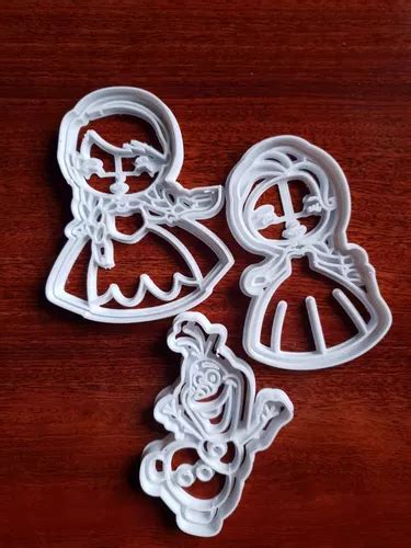 Cortantes Para Galletitas Porcelana Fria De Frozen X Mercadolibre