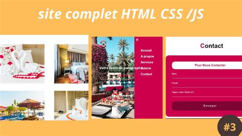 Découvrez Comment Créer un Site Web réactif utilisant HTML CSS et