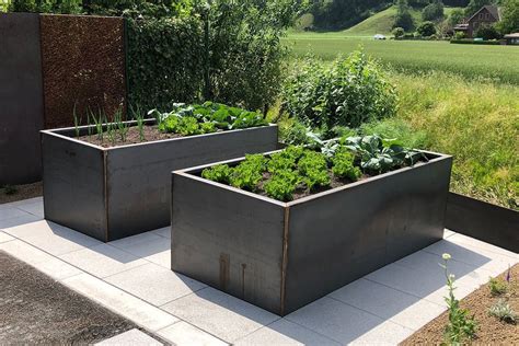 Hochbeet Stahl Conma Gartendesign