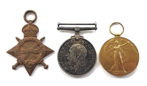 WW1 Army Service Corps Trio of Medals.