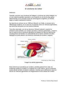 Síndrome de Usher asociado a miastenia gravis y esquizofrenia