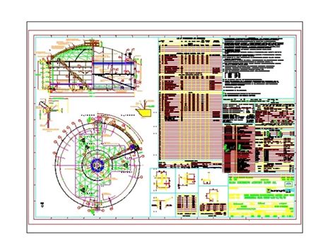 Storage Tanks Internal Floating Roof In Autocad Cad Library