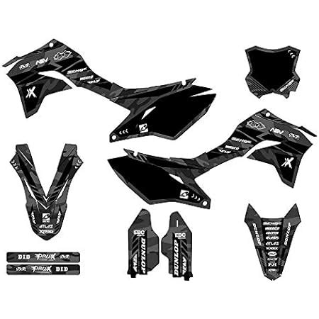 Amazon 2020 2023 KLX 300 R Apache Grey Senge Graphics Complete Kit