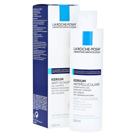 La Roche Posay Kerium Anti Schuppen Shampoo Gel Bei Fettigen Schuppen