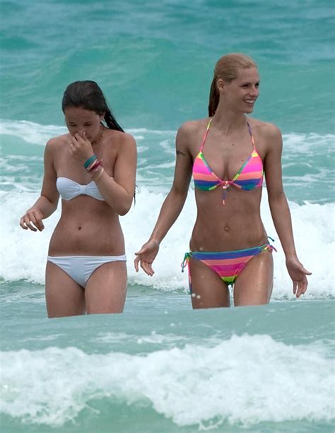 Michelle Hunziker New Bikini Pics In Miami Gotceleb