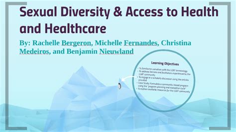 Sexual Diversity And Access To Health And Healthcare By Christina Medeiros