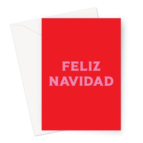 Feliz Navidad Greeting Card | Happy christmas card, Greeting cards ...