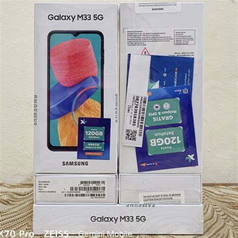 Jual Samsung Galaxy M33 5g 8 128 Gb Garansi Resmi Sein No Repack Segel Asli Fresh Bnib Baru Ram