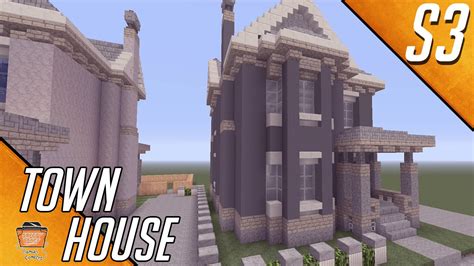 Lets Build A Townhouse In Minecraft Part 3 House 3 Season 3 Youtube