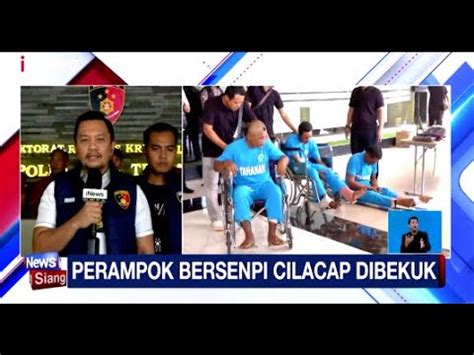 Perampok Bersenpi Cilacap Dibekuk Polda Jateng Pelaku Ditangkap Di