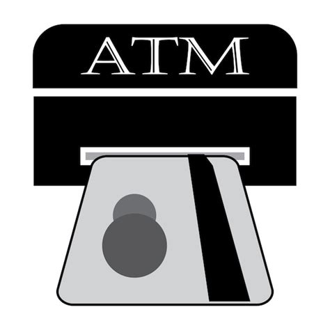 Premium Vector | Atm machine icon logo vector design template