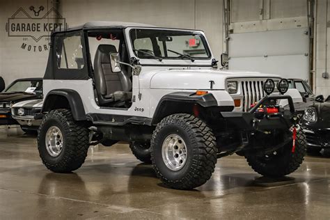 1992 Pearl White Jeep Wrangler Yj Renegade Lifted 4x4 50 Off