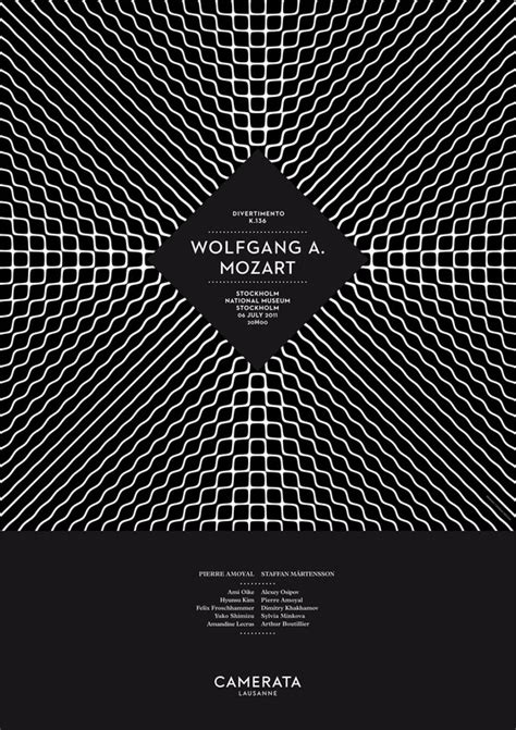 Camerata Lausanne 2014 By Automatico Studio Typo Graphic Posters