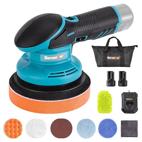 Snapklik V Cordless Car Buffer Polisher Inch Portable Dual