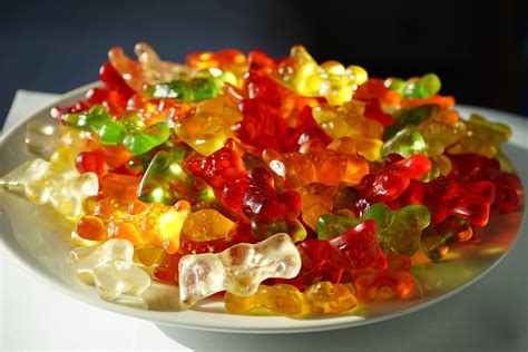 Gummi Bears Fruit Gums Bear Sweetness Colorful Color Gelatin