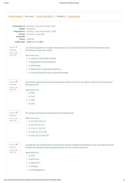 Evaluación S4 Revisión del intento Tiroxina Med uDocz