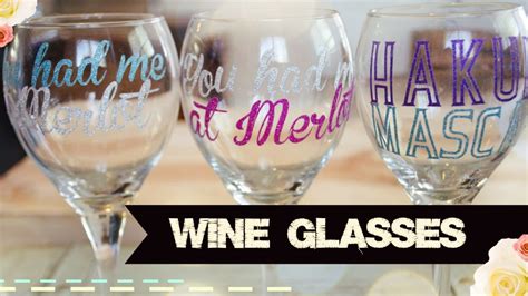 Diy Disney Wine Glasses With Your Cricut Explore Air Youtube