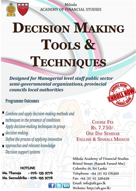 Decision Making Tools | Metropolitan Campus