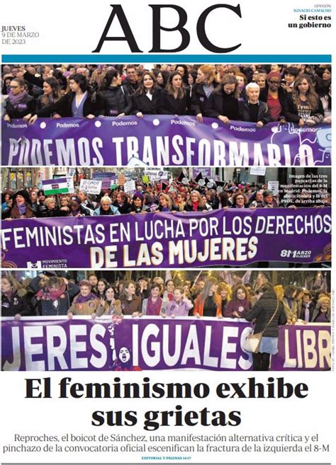 Las Portadas De Los Peri Dicos Del Jueves De Marzo