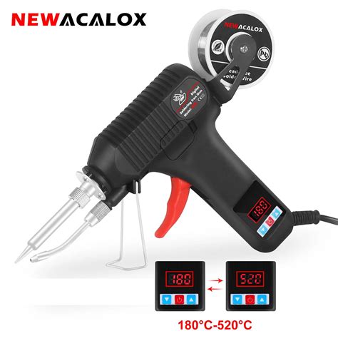 NEWACALOX EU Display Digital Pistola De Ferro De Solda Temperatura