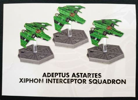 Aeronautica Imperialis Astartes 3 Xiphon Interceptors Warhammer 40k