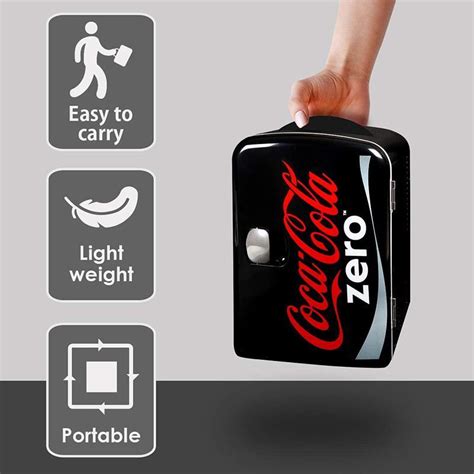 コカコーラゼロ ミニ 冷温庫 温冷 保冷 保温 6缶 4L 車載可 Coca Cola CZ04 Zero AC DC Electric C