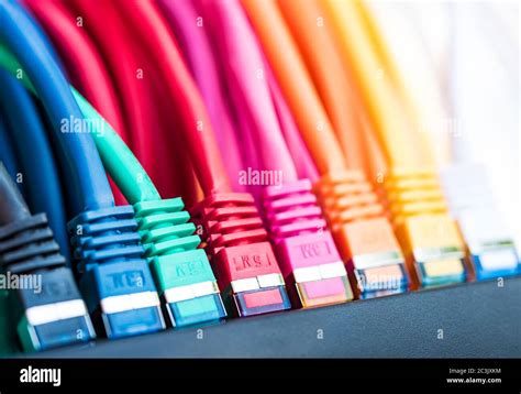 Cat 6 Cables Hi Res Stock Photography And Images Alamy