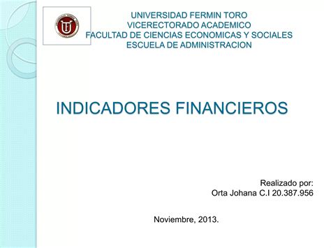 Mapa Conceptual Indicadores Financieros Laboratorio De Gerencia 2 Ppt