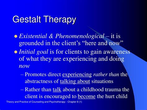 Ppt Gestalt Therapy Powerpoint Presentation Free Download Id 1719650