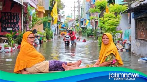 Banjir Di Waru Sidoarjo Bpbd Sungai Buntung Penyebabnya