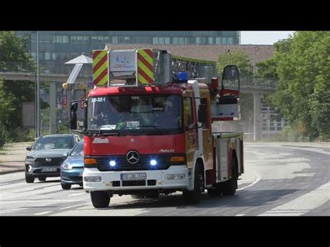 Realalarm während Blaulichttag Einsatzfahrten Freiwillige Feuerwehr