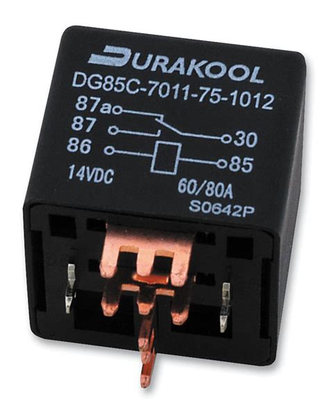 DG85C 8021 75 1012 Durakool Relais Automobile 12 VDC SPST NO