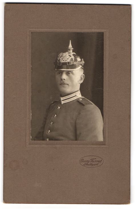 Fotografie Georg Tunnat Stuttgart Soldat In Gardeuniform Mit