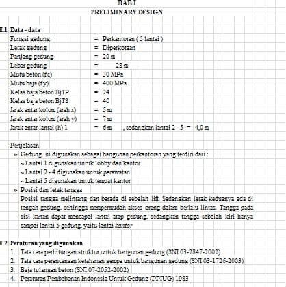 PERHITUNGAN PERENCANAAN GEDUNG OLEH ARIF SETYO Sipilpedia