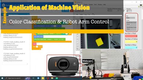 Color Classification And Robot Arm Control Youtube