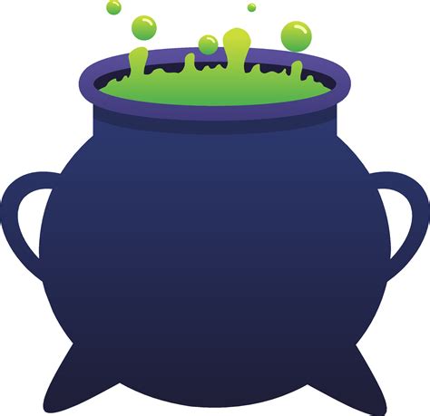 Witch Cauldron Icon Vector For Happy Halloween Event Cauldron Spell