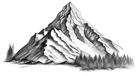 Update Mountain Pencil Sketch Seven Edu Vn