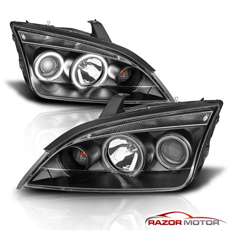 X Ccfl Halo Ford Focus Black Projector Headlights