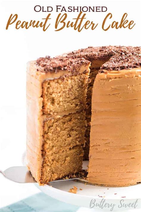 Old Fashioned Peanut Butter Cake Recipe