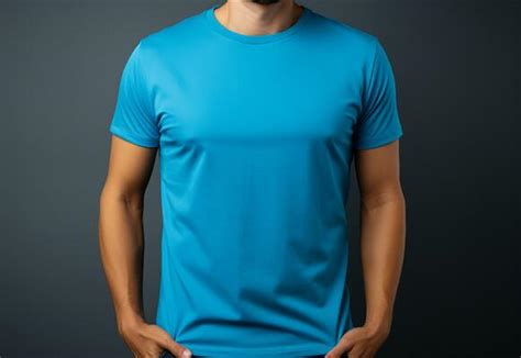 Blue T Shirt Mockup Stock Photos, Images and Backgrounds for Free Download