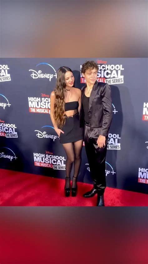 Olivia Rodrigo And Joshua Bassett On The Red Carpet Hsmtmts Season 3