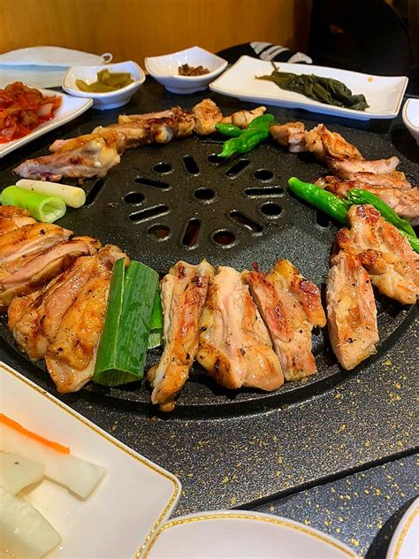 인하대 용현동 닭 특수부위 맛집 팔각도 내돈내산 후기 숯불닭갈비 짬뽕칼국수 네이버 블로그