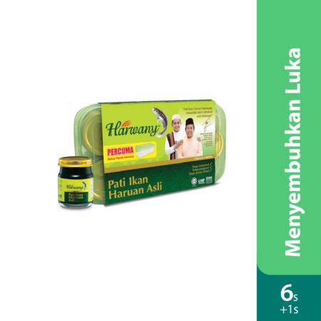 Harwany Pati Ikan Haruan Gamat 75ml 6s With 1s Alpro Pharmacy