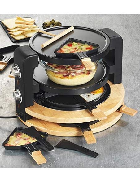 KitchenChef KCWOOD 8 Super Raclette 8 Personnes