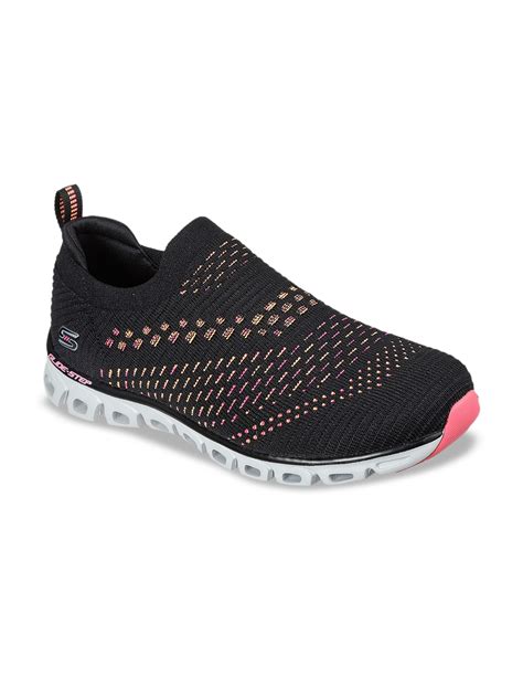 Buy Skechers Women Black Slip On Sneakers - Casual Shoes for Women ...