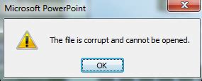 Repair Corrupt Powerpoint File Update