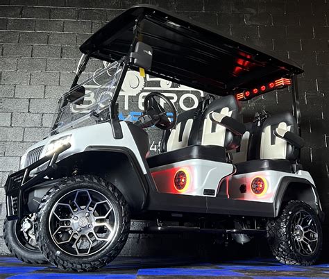 Lithium Street Ready Golf Cart Fully Loaded Evolution White D