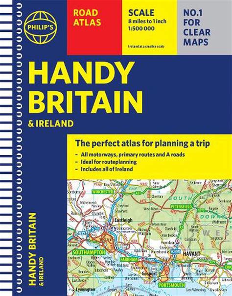 Philip S Handy Road Atlas Britain By Philip S Maps Spiral