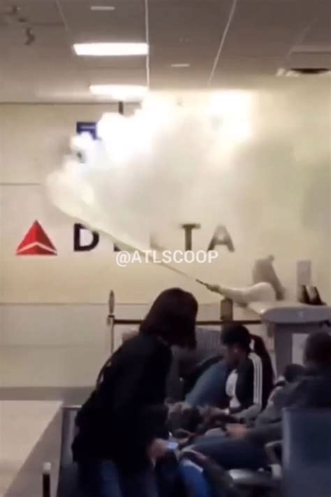 Woman Arrested At Atlanta Airport For Spraying Fire Extinguisher At